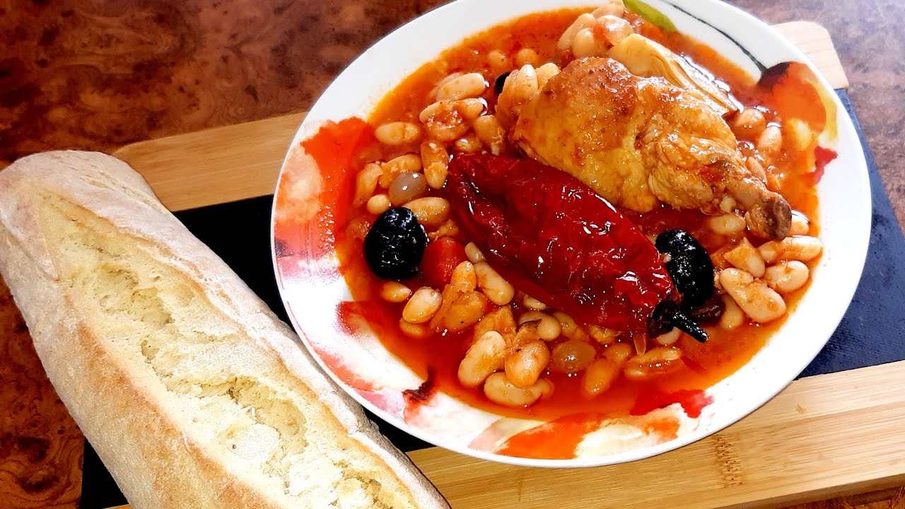 مرقة لوبيا بالدجاج🌶🍗🌶