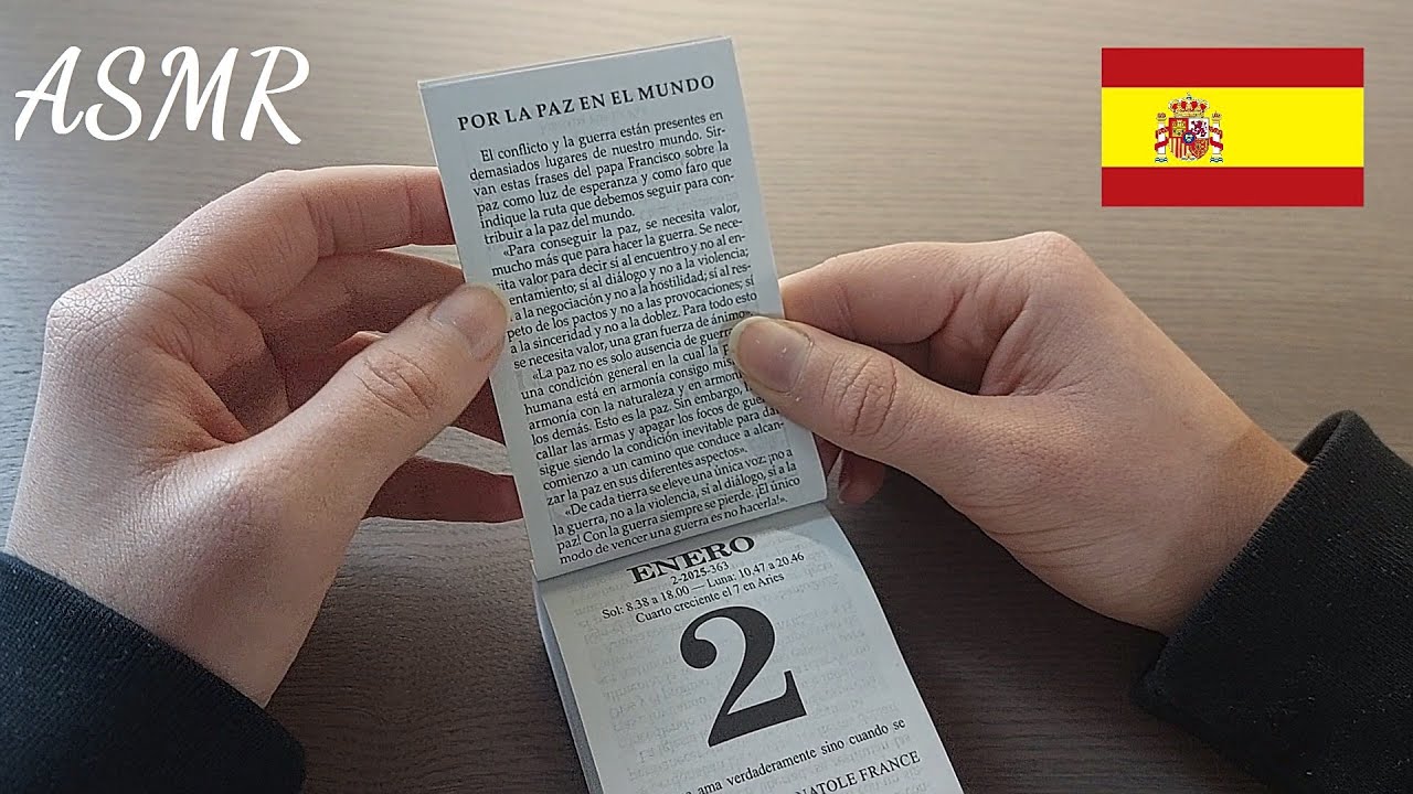 ASMR Finlandesa Susurrando en Español - Reading Spanish to You