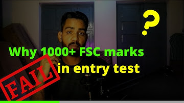 Why students with 1000+ marks  FAIL in MDCAT / ECAT ?