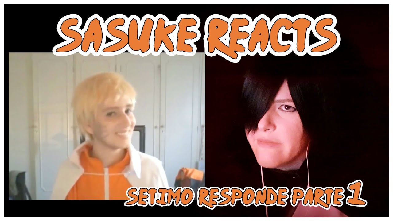 Sasuke reage a vídeo do Naruto respondendo perguntas [parte 1]
