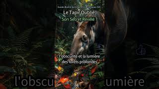 94. Ce Mystère des Forêts Va Vous Stupéfier ! 🤯 Le Tapir de Malaisie #Tapir de Malaisie #animau