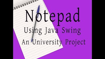 Notepad Using Java Swing || Project Review