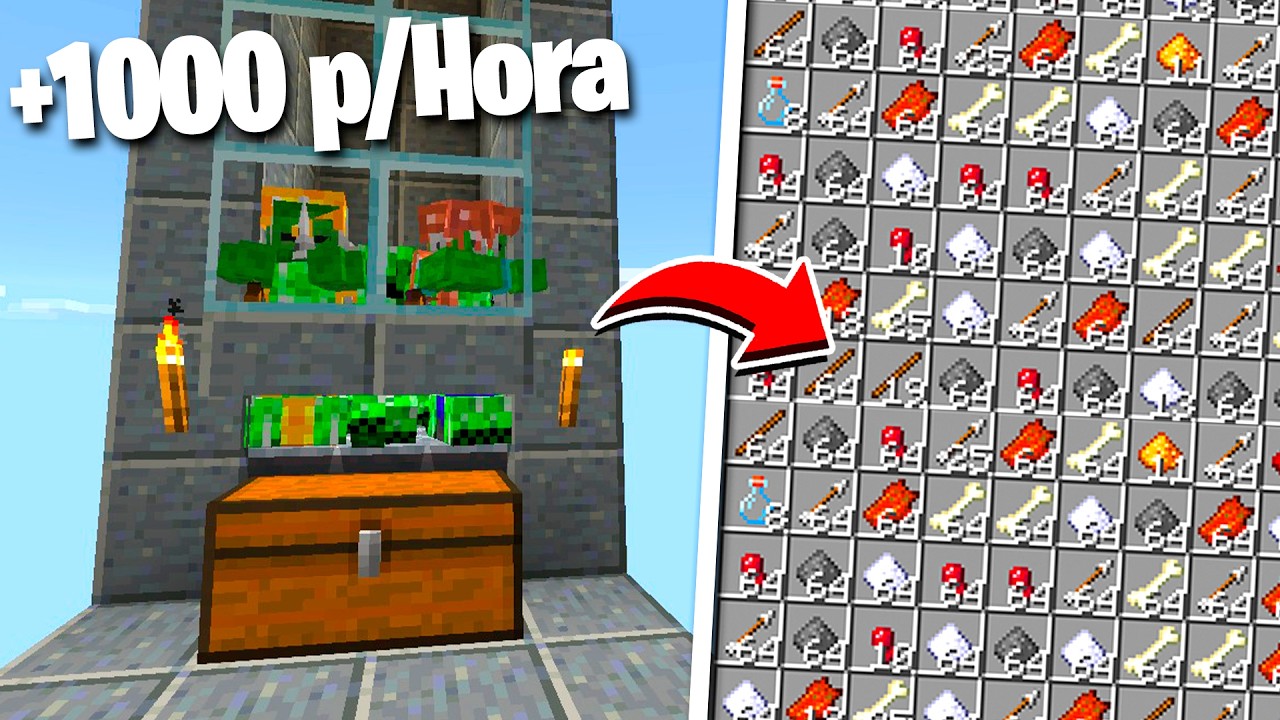 EASIEST MOB XP Farm Minecraft Java & Bedrock 1.21/26+