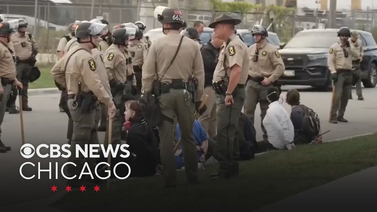 At least a dozen arrests made at Broadview ICE facility protest