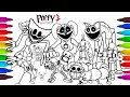 Poppy Playtime Chapter 3 Big Coloring Pages /  Complete  Chapter 3 Coloring Process #Y1092