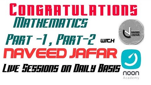 MATHEMATICS LIVE CLASSES FOR INTERMEDIATE LEVELS BY NAVEED JAFAR