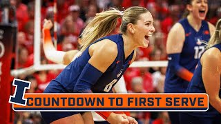 15 Days to FIRST SERVE Illinois OH Averie Hernandez Highlights Big Ten Volleyball