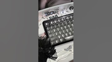 Phantom81 lite, a keyboard w/ transparent keycaps @kiiboom.official #keyboard #keyboardasmr #dark