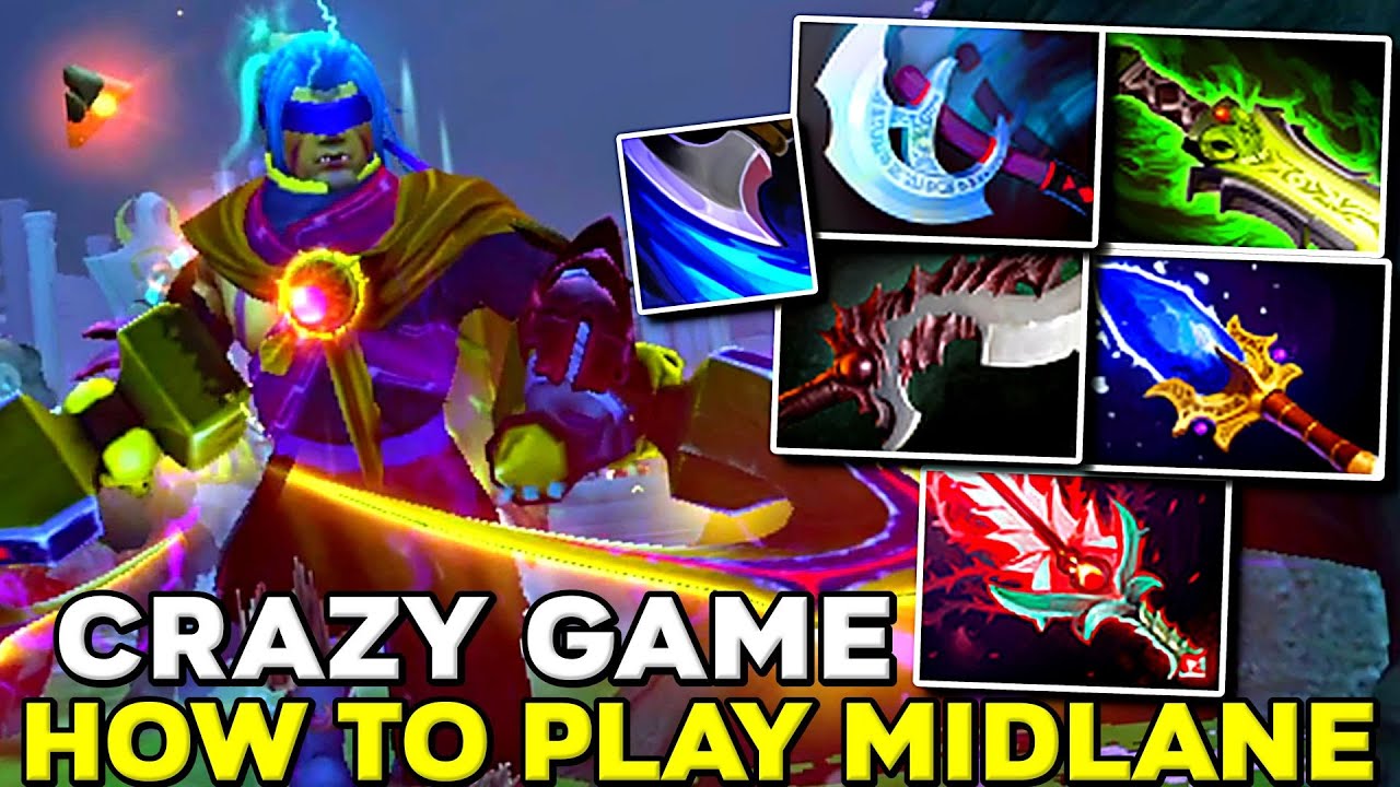 How to Play Midlane Anti Mage Crazy Game 7.40 Mana Burn Boss Intense - Dota 2
