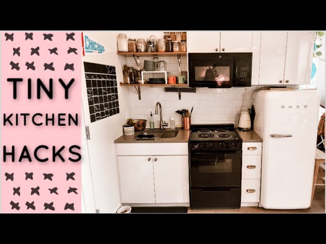 TINY KITCHEN HACKS - How to Organize - YouTube