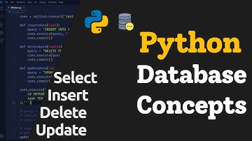 Python SQLITE3 Database Concepts | Insert, Update, Delete, Select | In Hindi By Desi Programmer