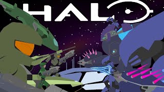 UNSC vs Covenant(Halo: animation)stick nodes pro