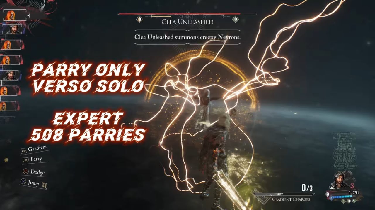 Expedition 33 - Verso Erases Clea Unleashed (Parry Only, 508 Parries) - YouTube