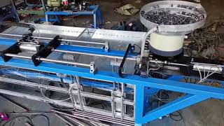 Automatic mop handle machine