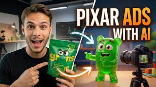 Turn Any Product Into an Animated Pixar Ad Using AI