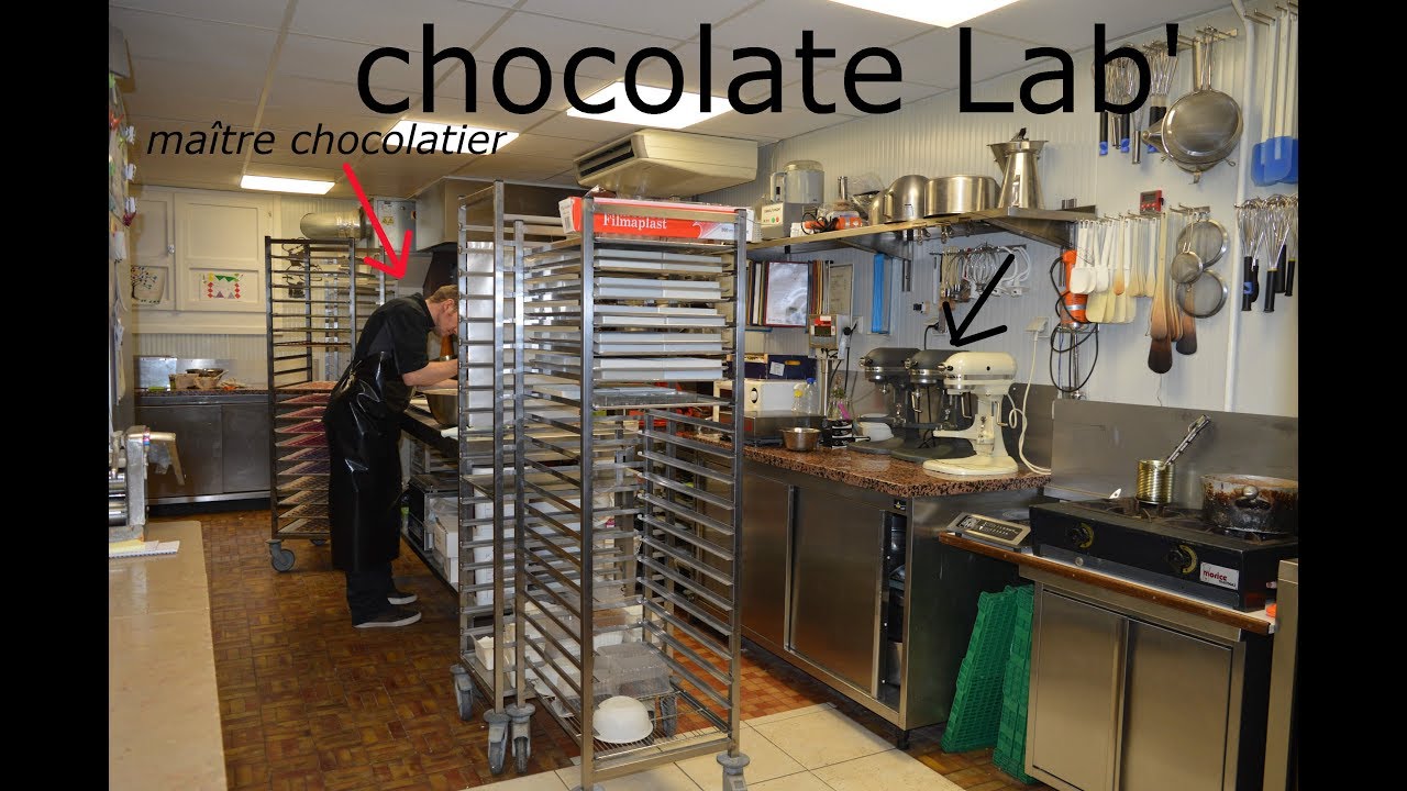 Je vous fais visiter le laboratoire d'un maître chocolatier pâtissier