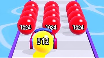 Rolling Ball Games 2048 - All Levels Gameplay Walkthrough Android, iOS MAX LEVELS!!!