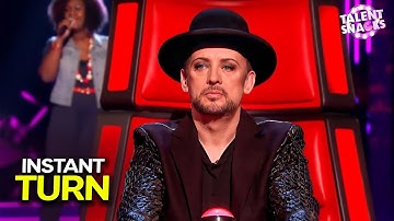 She Sang One Note And Boy George Pressed His Button! (Janine Dyer) | The Voice UK
