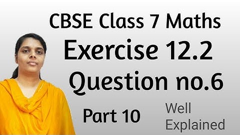 Exercise 12.2 Q.no 6/CBSE Class7 Maths Chapter 12 Algebraic Expressions In Malayalam