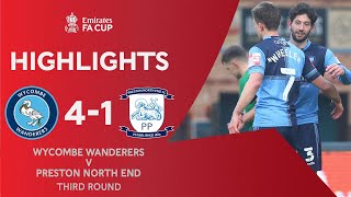 Strong Start Eases Chairboys Past Preston | Wycombe 4-1 Preston North End | Emirates FA Cu 2020-21