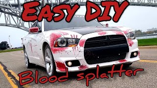 How to blood splatter with plastidup