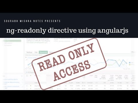 ng readonly directive in angularjs
