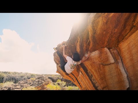 Beta Video for climb The Roof Is On Fire v5, Rocklands