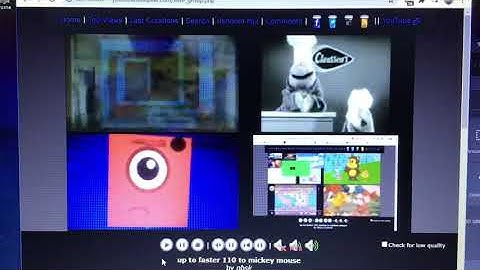 up to faster 110 pasion to mickey mouse