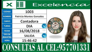 Registro de asistencia en EXCEL VBA – Parte III