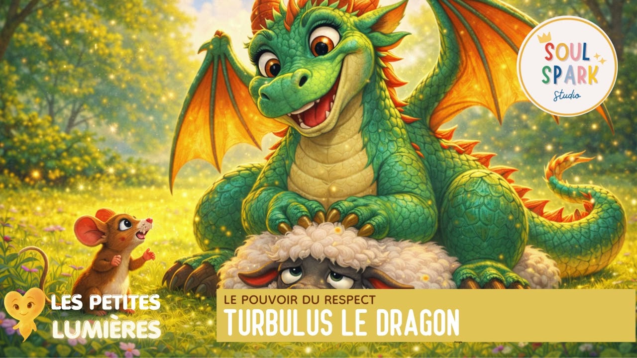 Turbulus le dragon | Les Petites Lumières | Histoire pour enfants sur le respect