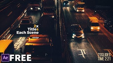 Double Titles Parallax Presentation | Free After Effects Templates