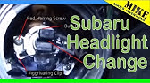 Headlight Bulb Replacement Subaru Tribeca 2006 2017 Install 3 37