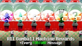 All Gumball Machine Rewards + Every FORTUNE Messages – Deltarune Chapter 3