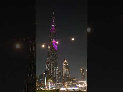 Burj Khalifa Magic!✨️💙 #shorts #tallestbuilding #travel #dubai #viral #burjkhalifa