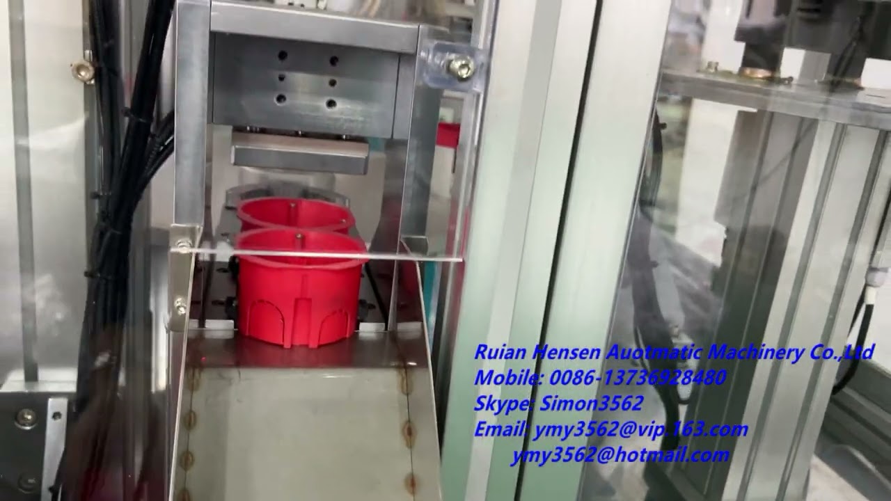 Semi automatic screwdriver machine for electric cable box, terminal connector box assemble machine