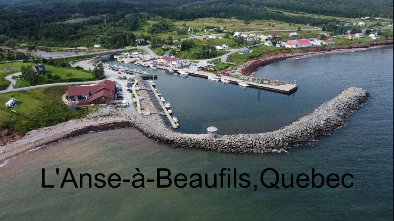 L'AnseàBeaufils Quebec Canada , Drone Video YouTube