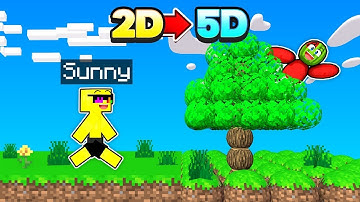 2D To 5D Minecraft Hide And Seek!