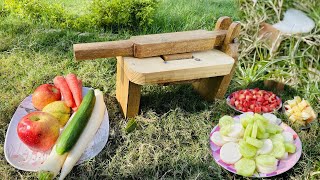 How To Make Wooden Vegetable Cutter Fruit Cutter Salad Cutter Onion Slicer Potato Slicer