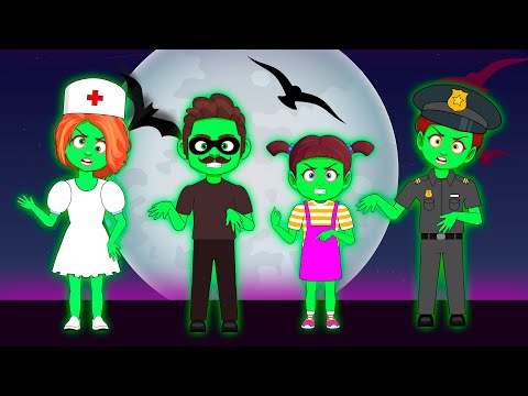 Doctor Treats Zombies | Zombie Dance | + More Nursery Rhymes by Funny Family Kids Songs