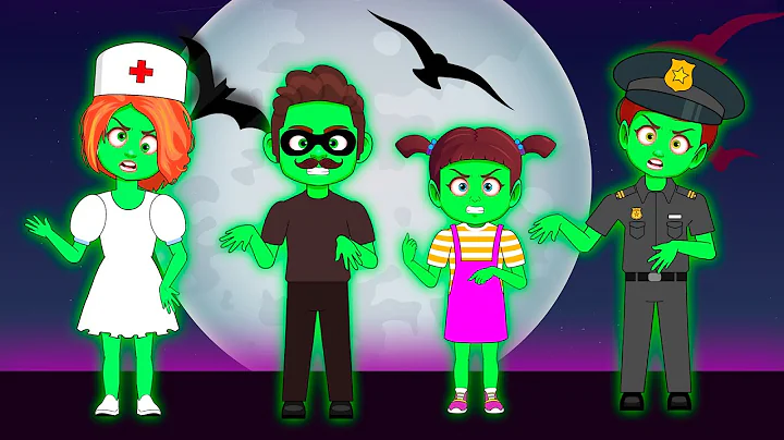Doctor Treats Zombies | Zombie Dance | + More Nursery Rhymes by Funny Family Kids Songs