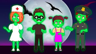 Doctor Treats Zombies | Zombie Dance | + More Nursery Rhymes by Funny Family Kids Songs