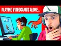 I was playing Videogames ALONE then THIS happened... (True Story Animation)