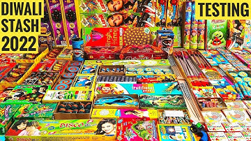 DIWALI FIRECRACKERS STASH 2022 PART 1.1 WITH TESTING | DIWALI KE PATAKHE | CRACKERS TESTING 2022