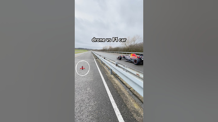 Drone vs F1 Car Drag Race 🔥