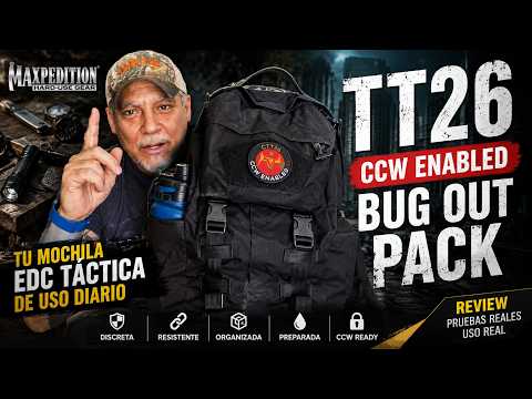 Maxpedition Prepared Citizen TT12 Backpack 6L Convertible Is Small. Nylon Fabric