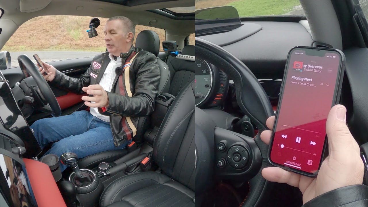 How to play music from a mobile through the bluetooth audio system in a 2015 MINI Cooper YouTube