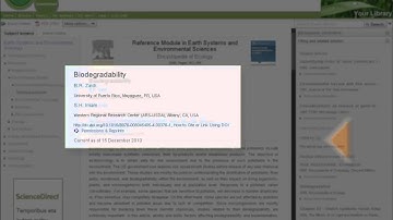 Introducing Reference Modules on ScienceDirect