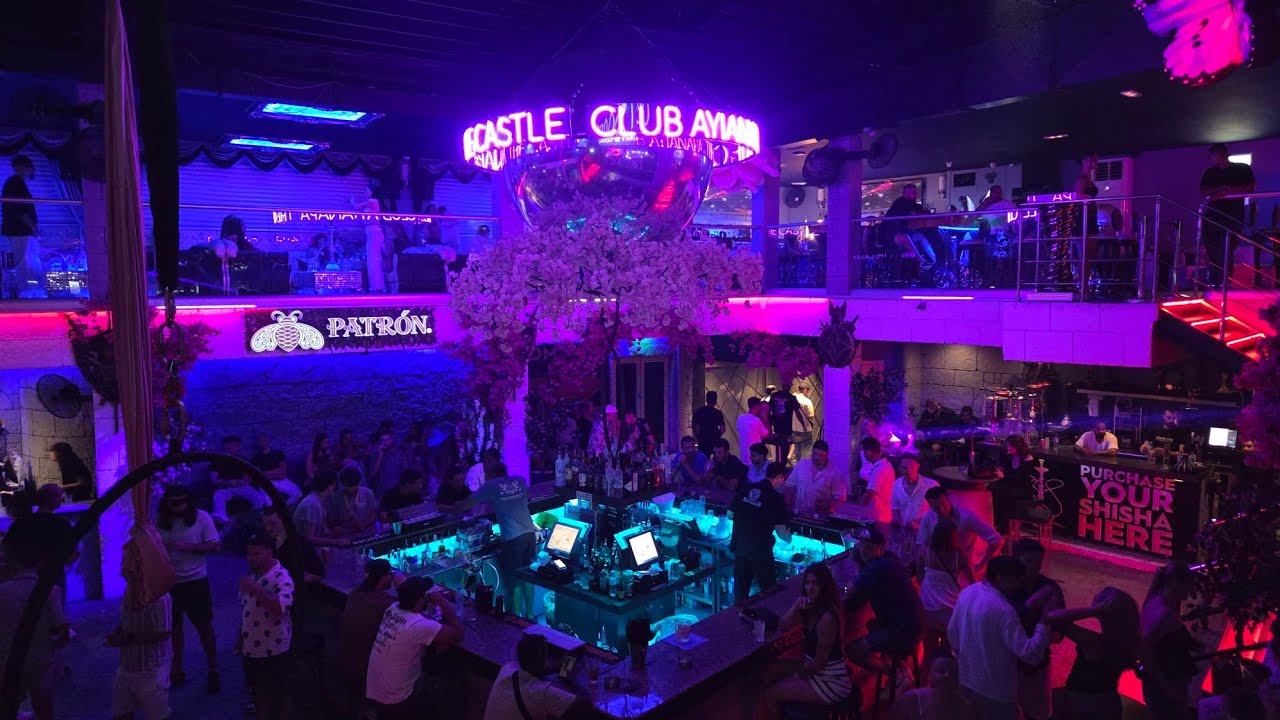 The Castle Club Ayia Napa Cyprus 🇨🇾 | Nightlife Experience in 4K