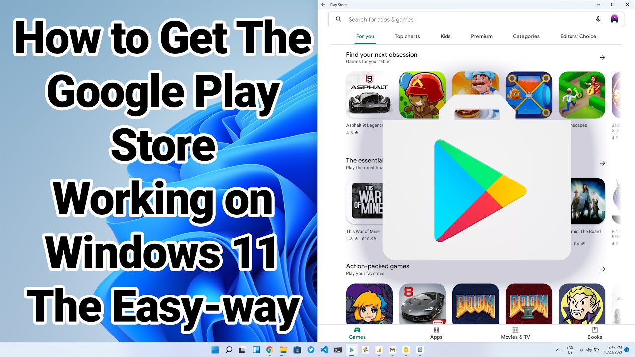 Google Play BETA for Windows 11 is now available for selected