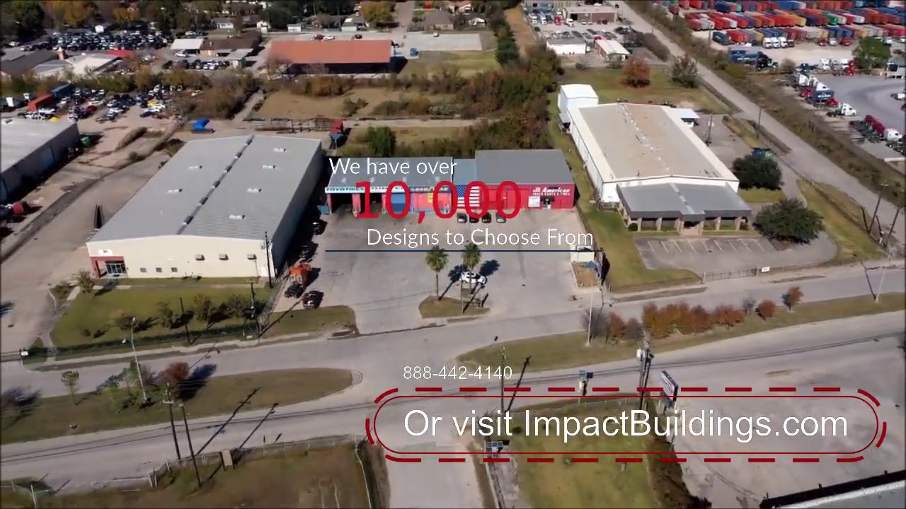 Metal Buildings Texas Discount Metal Buildings Houston Impact Building Systems YouTube